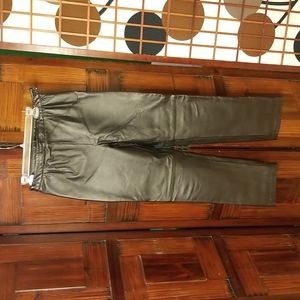 Black leather pants by Clio size 8